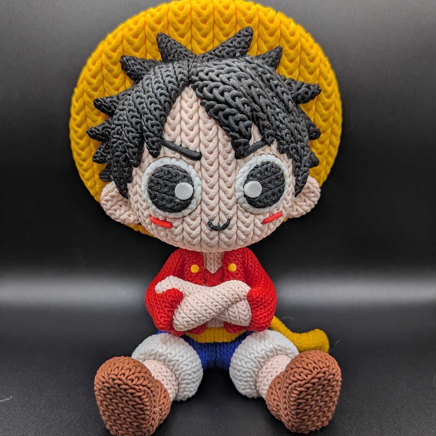 Figurines effet crochet